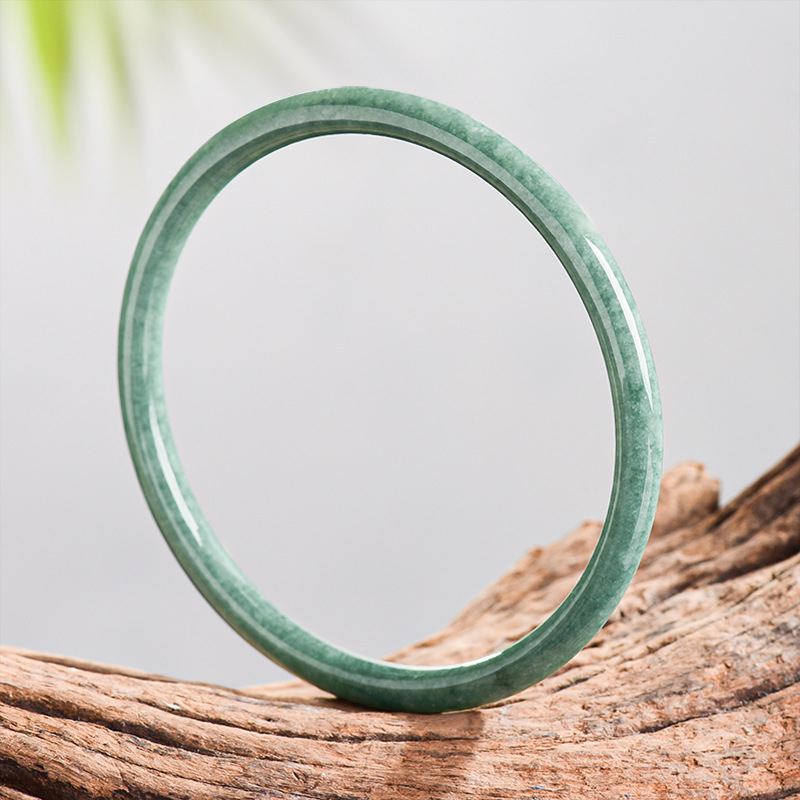 Women'S Accessories Designer - Naturalna bransoletka z jadeitu birmańskiego, prawdziwy