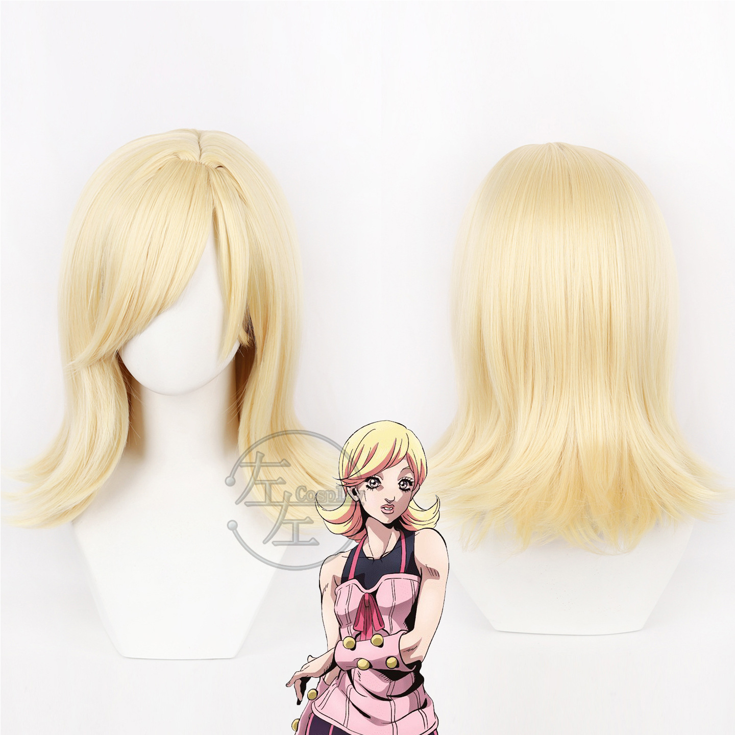 Women'S Running Accessories - Peruka Cosplay Lucy Steel Anime JOJO