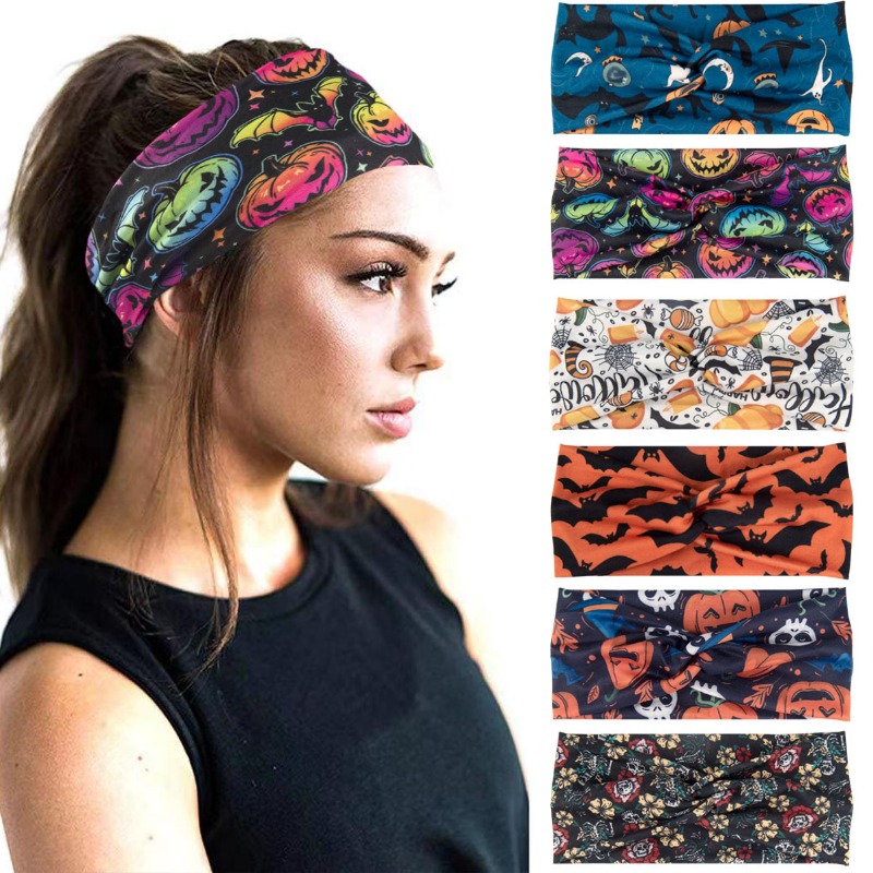 Women'S Running Accessories - Czeski nadruk czaszki dynia grymas Halloween