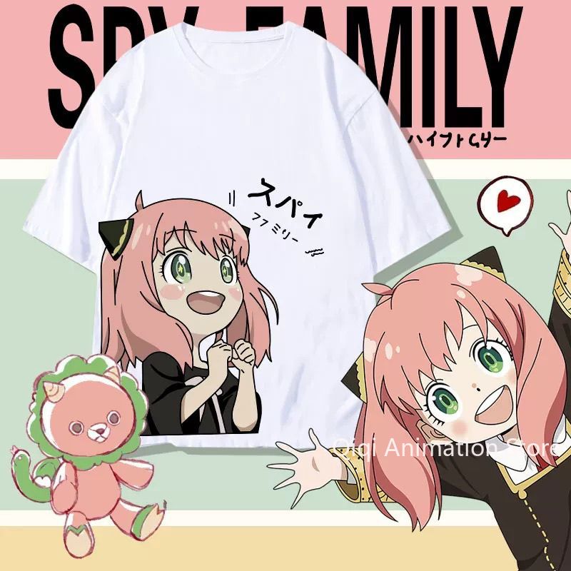 Women'S Accessories Clothing - Koszulka z krótkim rękawem SPY×FAMILY Anime