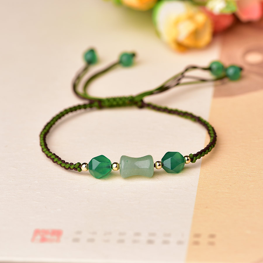 Bransoletki z zielonych, natur – Women'S Accessories Designer recenzja i cena