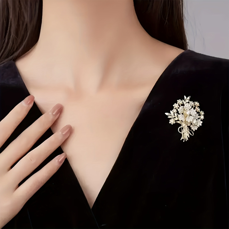Eleganckie broszki Drzewo Życi – Women Accessories Bouquet recenzja i cena