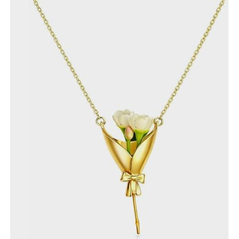 Naszyjnik z uchwytem na kwiaty – Women Accessories Bouquet recenzja i cena