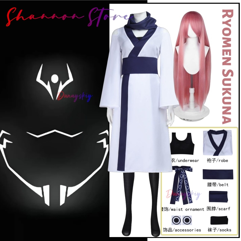 Ryomen Sukuna Cosplay Strój Św – Women'S Accessories Clothing recenzja i cena