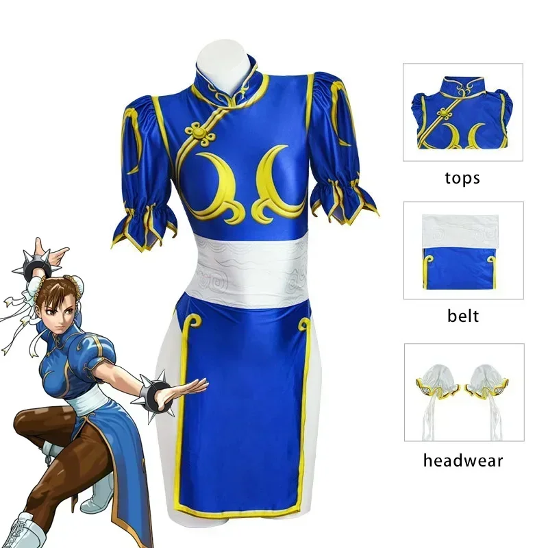 Kostium Cosplay Chun Li z Stre – Women'S Accessories Clothing recenzja i cena