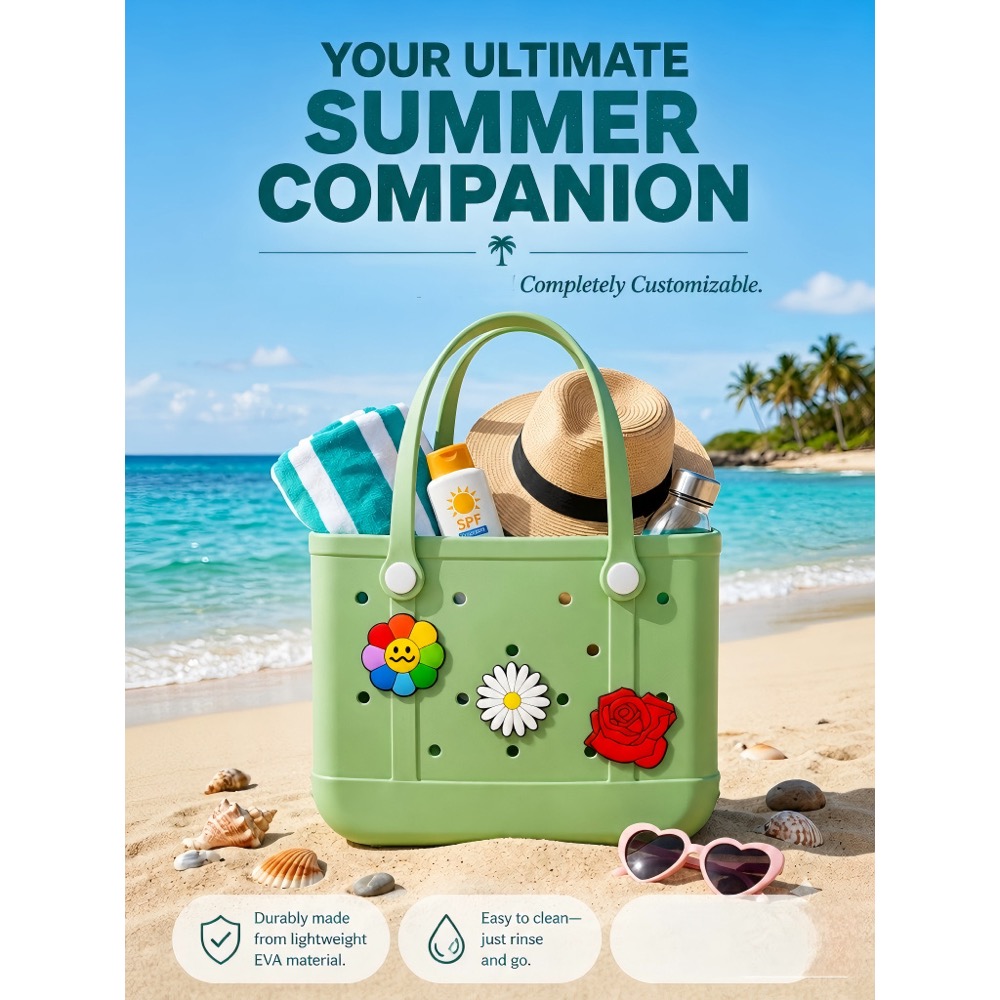 Damska, duża, gumowa torba pla – Women Accessories Bag recenzja i cena