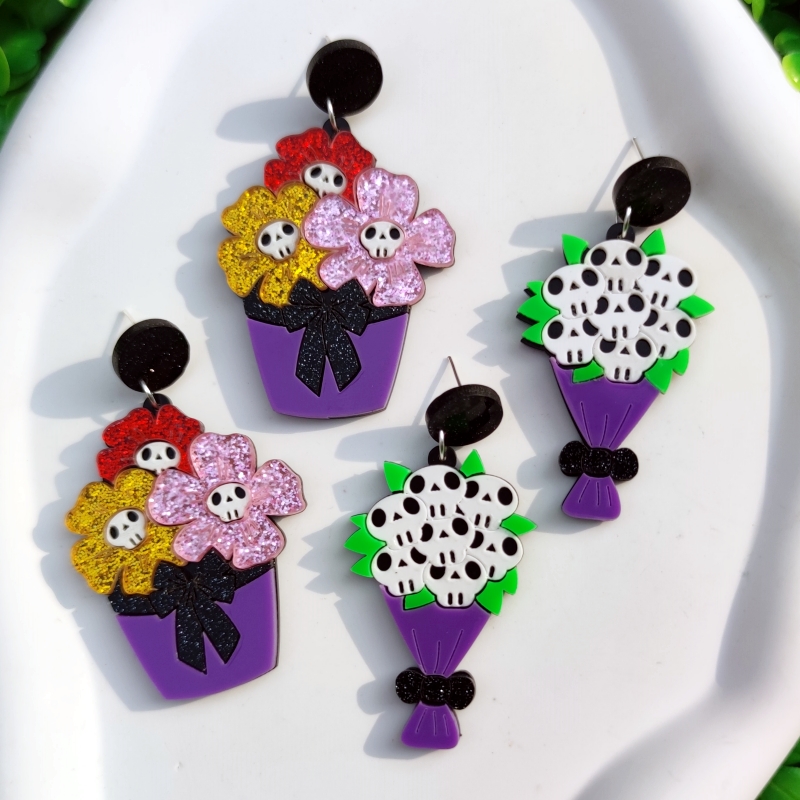 KUGUYS Halloweenowe Kolczyki A – Women Accessories Bouquet recenzja i cena