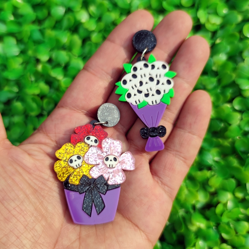 KUGUYS Halloweenowe Kolczyki A – Women Accessories Bouquet recenzja i cena